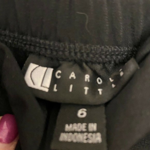 Black Spaghetti Strap Dress With Ruffles - Picture 2 of 3